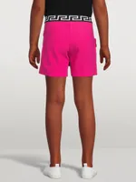 Greca Stretch Shorts