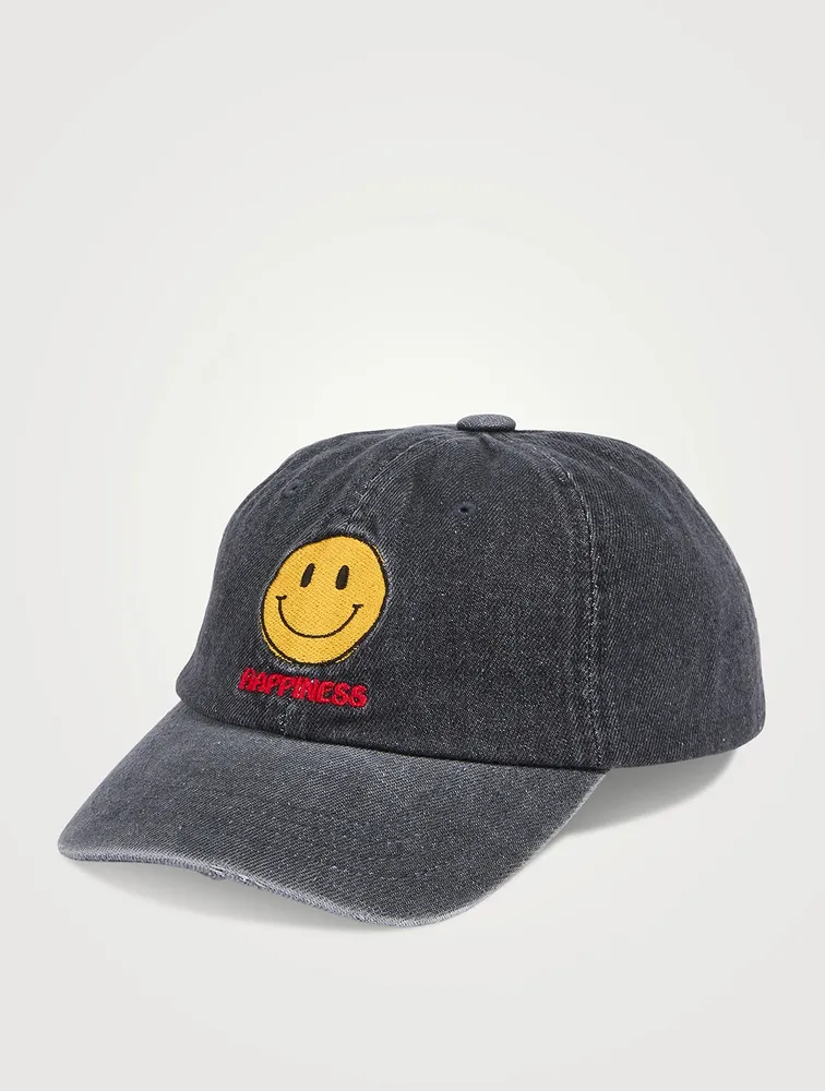 Happiness Smile Denim Baseball Ball Cap