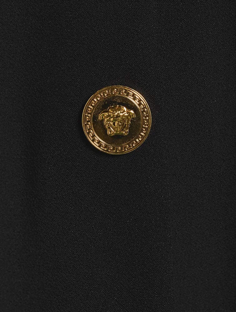 Cut-Out Single-Breasted Blazer