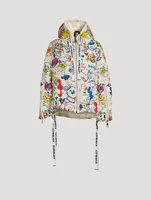 Puff Khris Down Jacket In Graffiti Bear Print