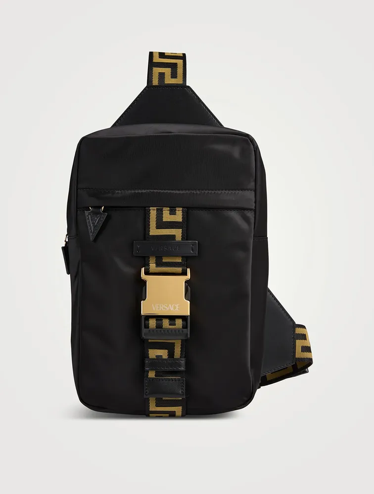 Greca Single Strap Crossbody Bag