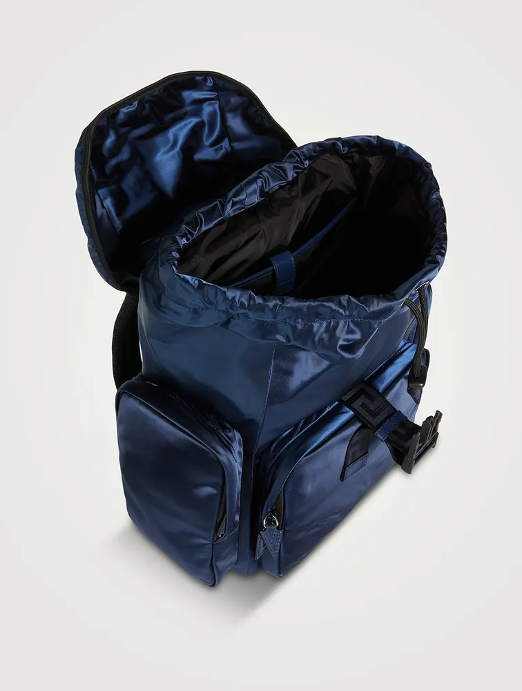 Greca Nylon Backpack