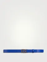 Greca Leather Reversible Belt