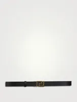 Greca Leather Reversible Belt