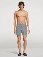 Bulldog Ribbon Mid-Length Swim Shorts