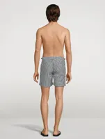 Bulldog Ribbon Mid-Length Swim Shorts