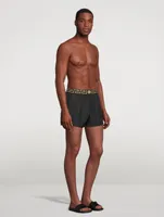 Greca Border Swim Shorts