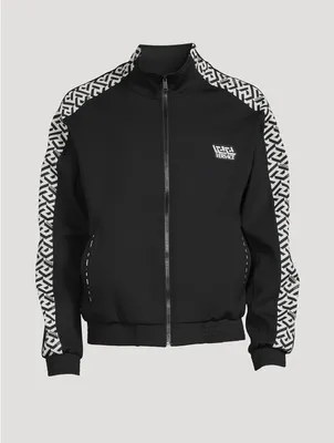 Greca Signature Accent Track Jacket