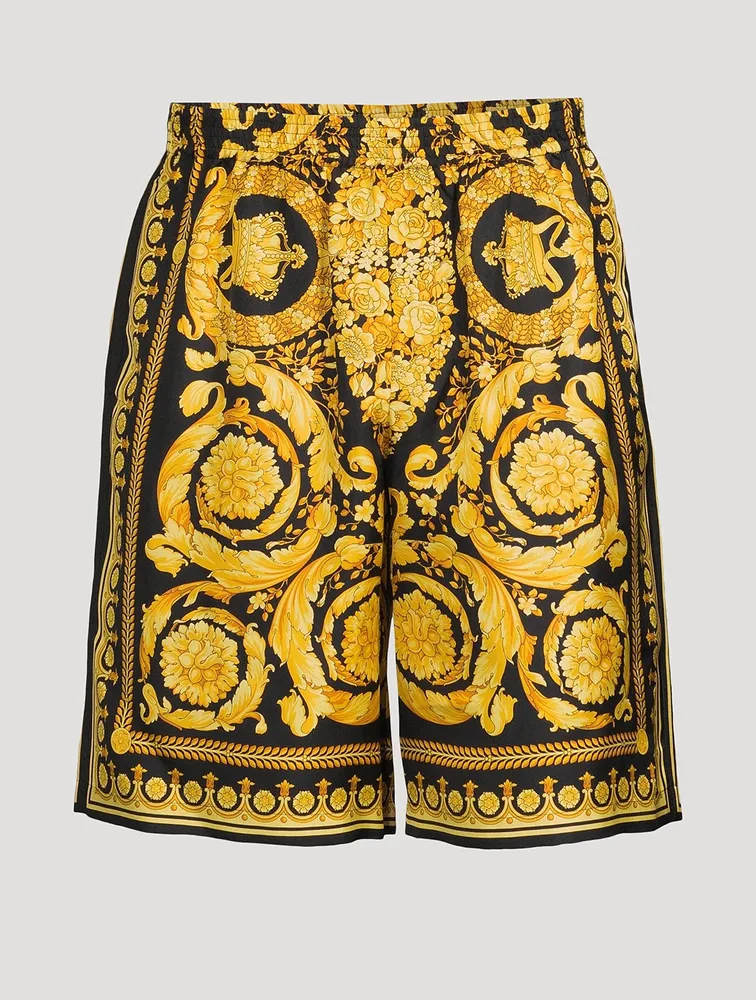 Barocco Silk Shorts