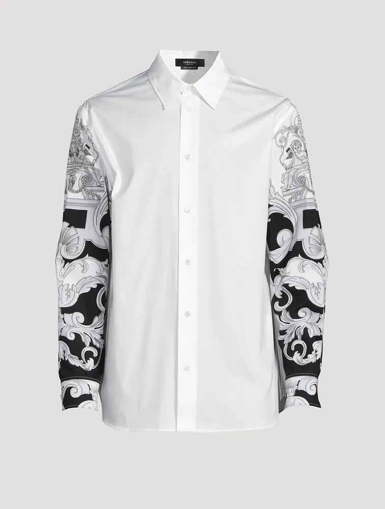 Baroque Cotton Long-Sleeve Shirt