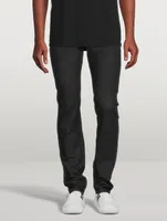 Cotton Slim-Fit Jeans With Medusa Pocket