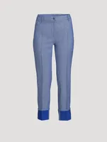 Stretch Cotton Five-Pocket Pants