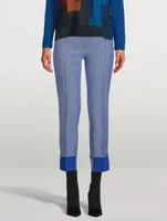 Stretch Cotton Five-Pocket Pants