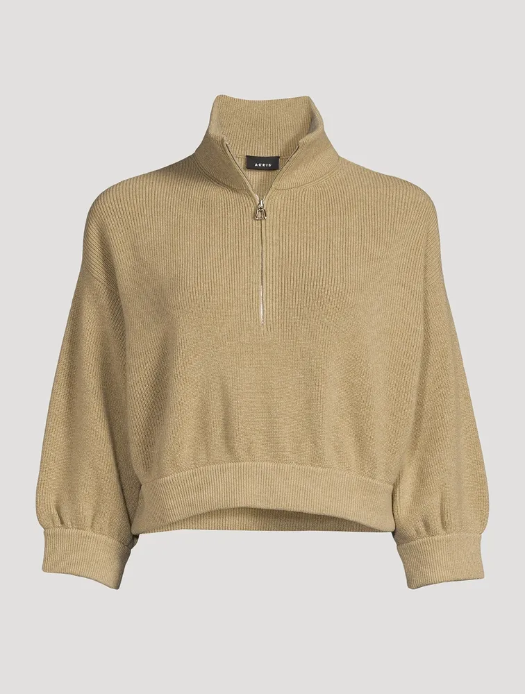 Cashmere Polo Sweater