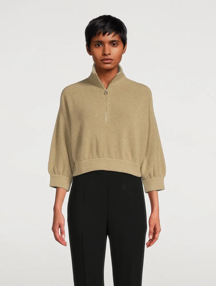 Cashmere Polo Sweater