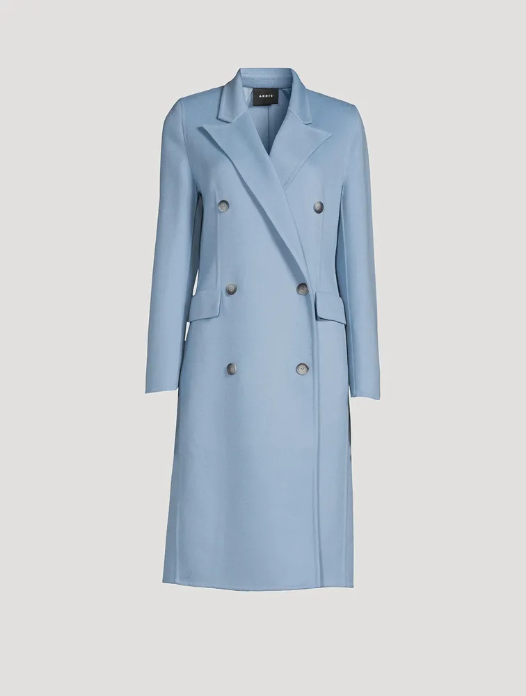 Cashmere Double-Breasted Coat