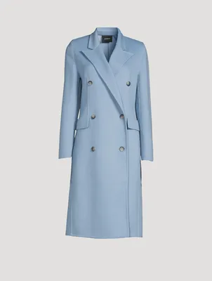 Cashmere Double-Breasted Coat