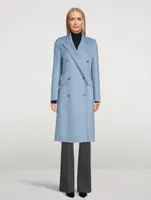 Cashmere Double-Breasted Coat