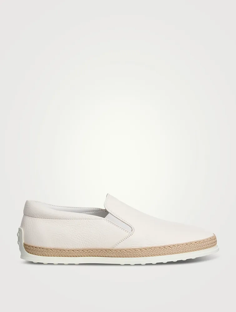 Leather Slip-On Shoes
