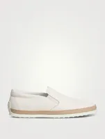 Leather Slip-On Shoes