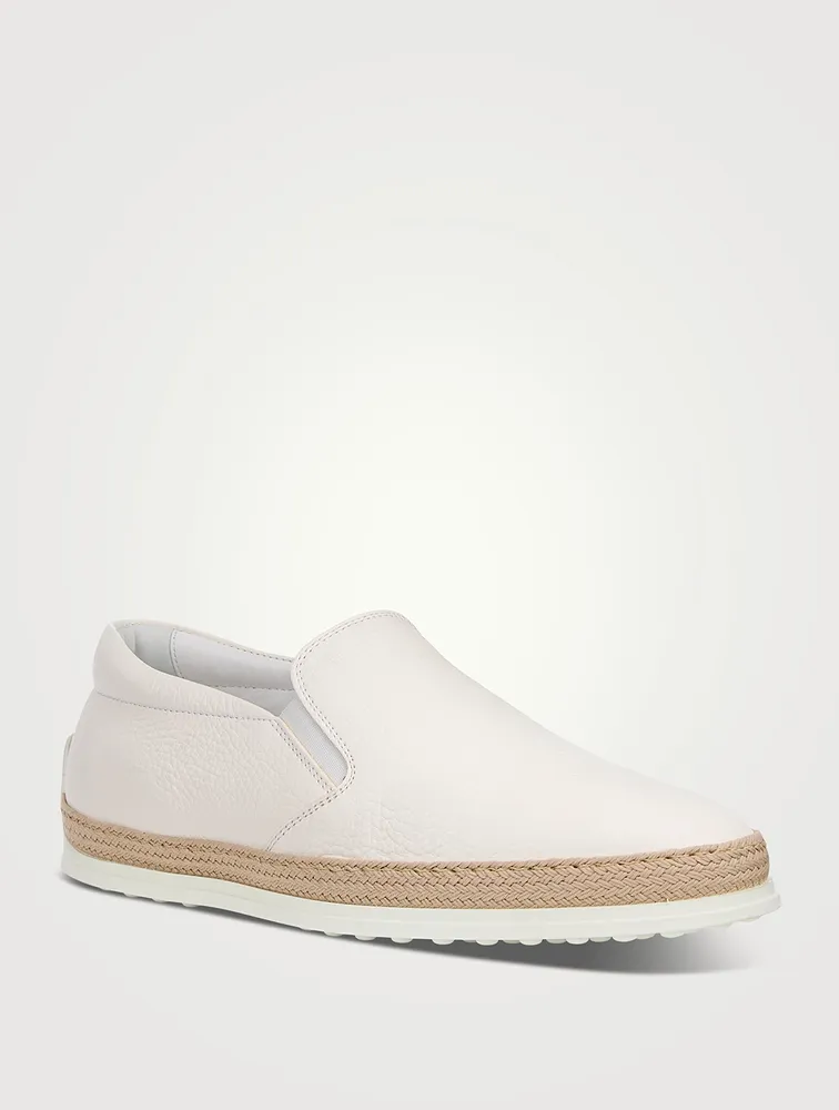 Leather Slip-On Shoes