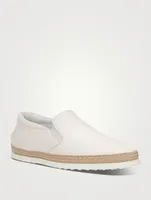 Leather Slip-On Shoes