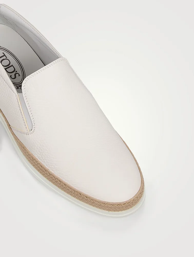 Leather Slip-On Shoes
