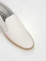 Leather Slip-On Shoes