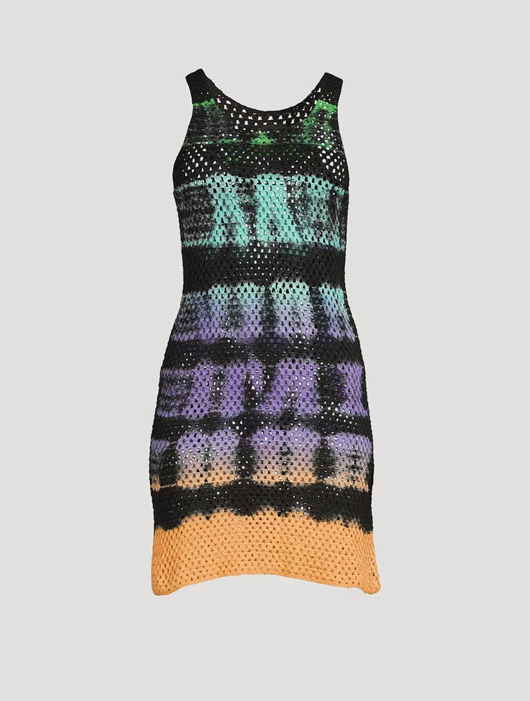 Cotton Racerback Mini Dress