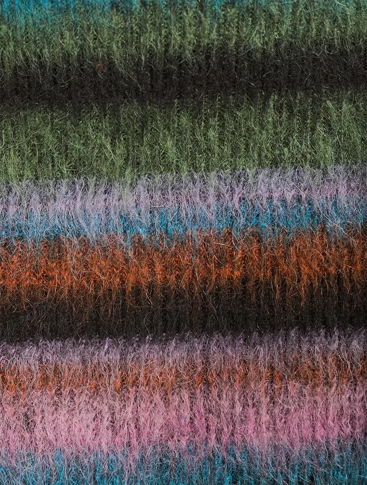 Mohair-Blend Mini Skirt
