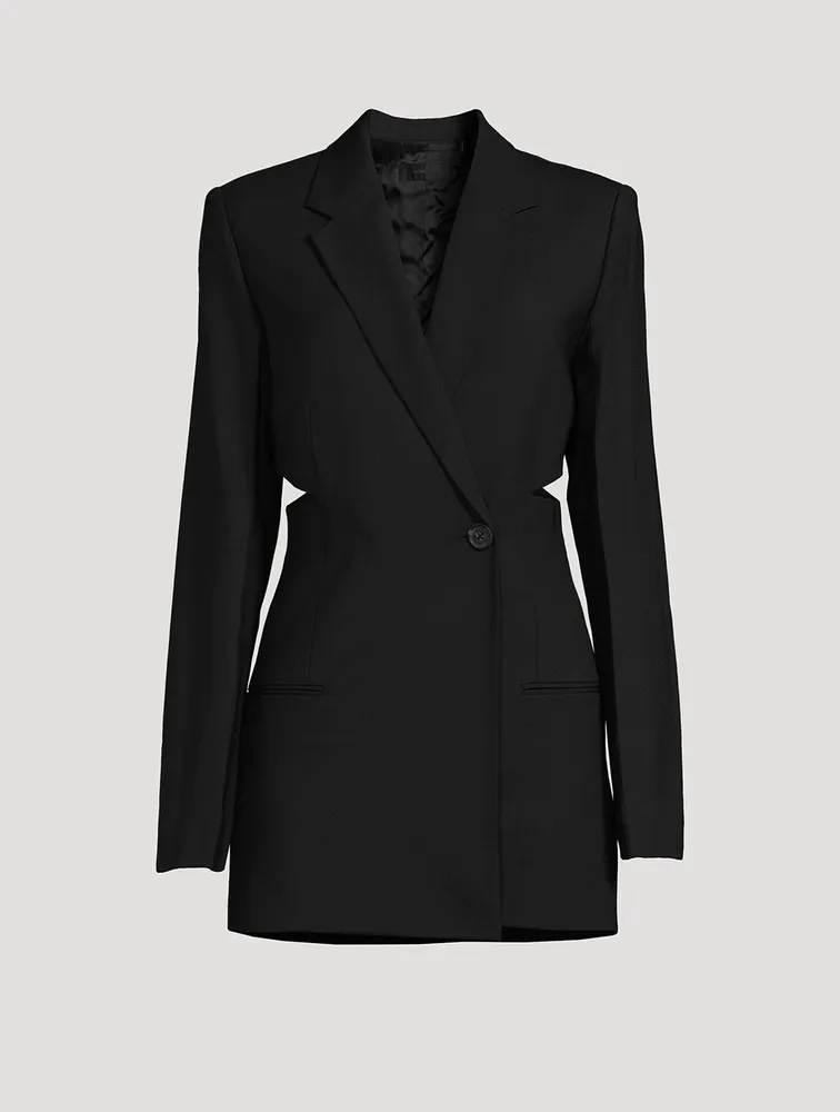 Slash Stretch-Wool Blazer