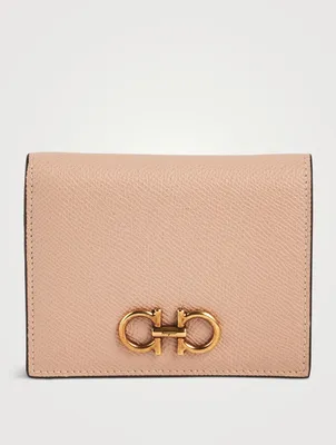 Gancini Compact Leather Wallet