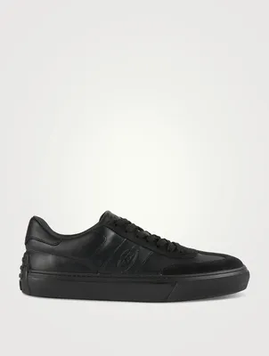 Leather Low-Top Sneakers