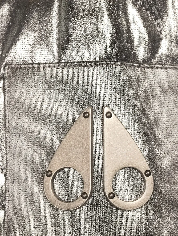 Moose Knuckles x Telfar Metallic Quilted Hoodie