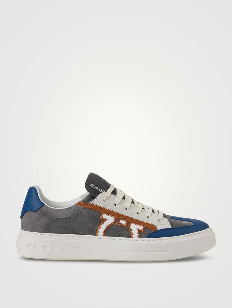 Gancini Suede Sneakers