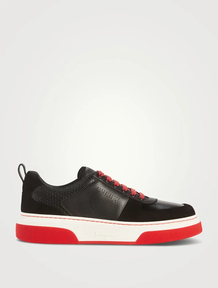 Leather Low-Top Sneakers