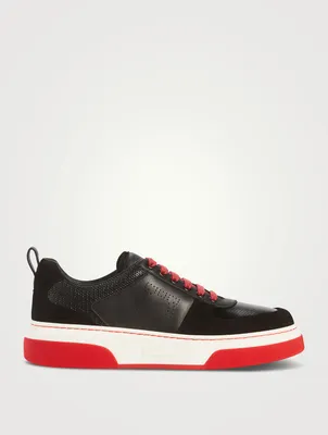 Leather Low-Top Sneakers