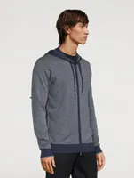 Merino Wool Long-Sleeve Sweater With Hood