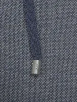 Merino Wool Long-Sleeve Sweater With Hood