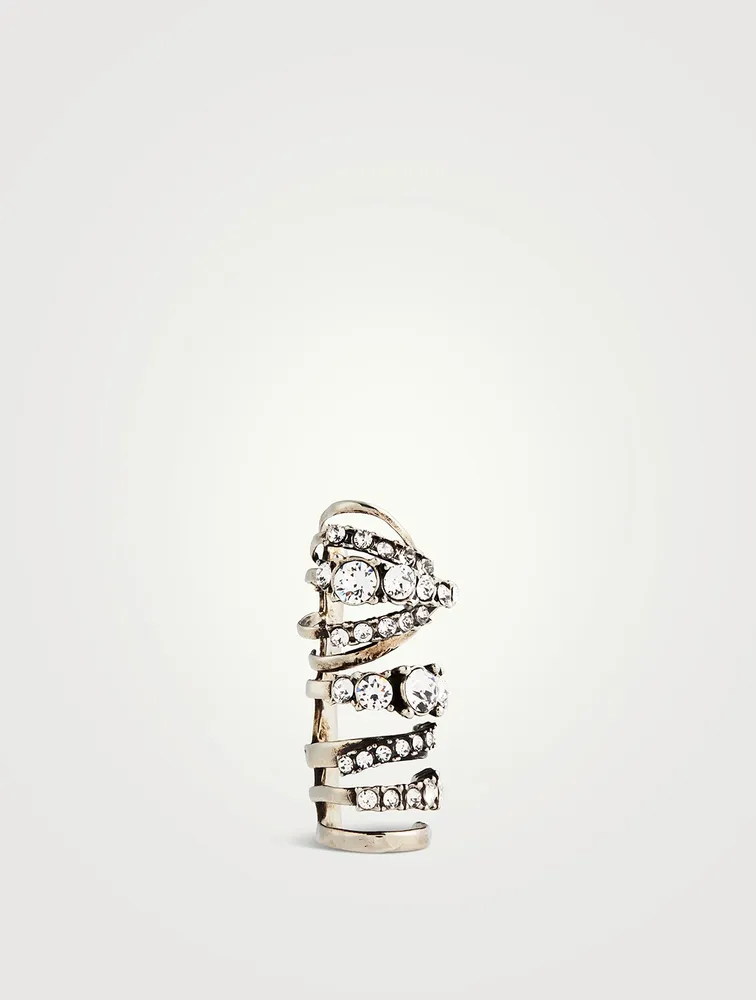 Left Ear Cuff With Crystals