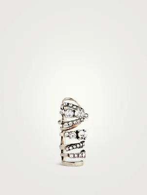 Left Ear Cuff With Crystals