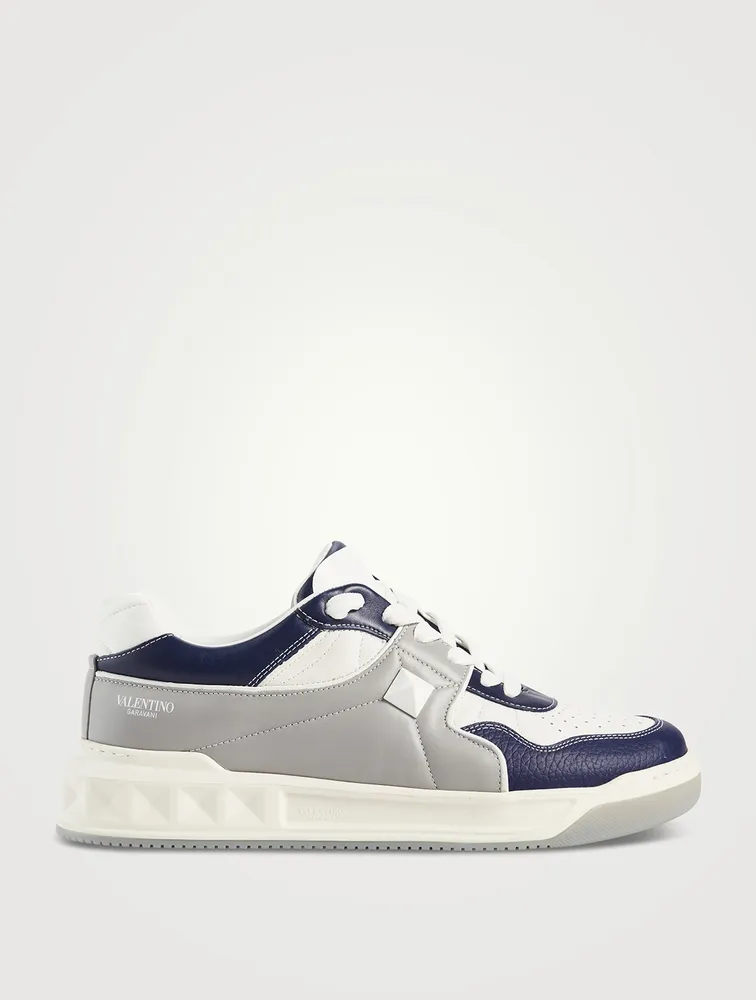 One Stud Leather Sneakers