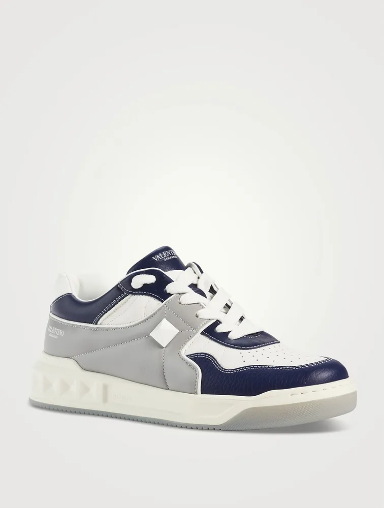 One Stud Leather Sneakers