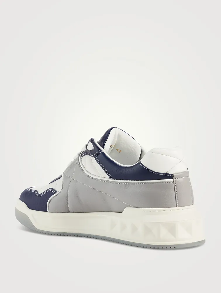 One Stud Leather Sneakers