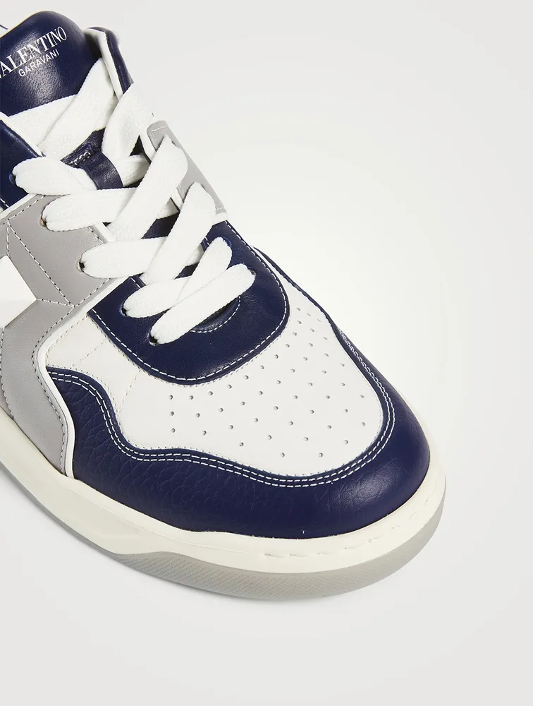 One Stud Leather Sneakers