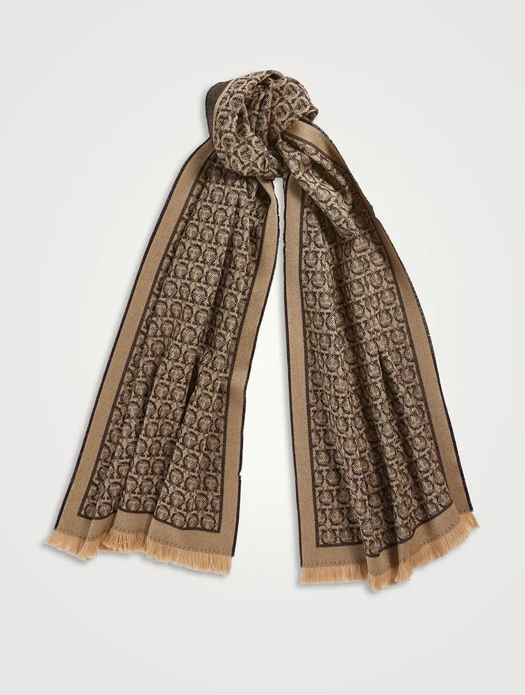 Wool Gancini Scarf