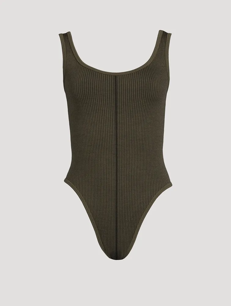 Ribbed Bodysuit