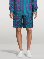 Barocco Silk Shorts