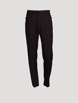 Wool And Mohair Pants