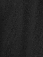 Wool Coat With Zip Hood